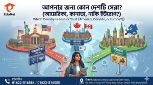 আপনার জন্য কোন দেশটি সেরা? (আমেরিকা, কানাডা, নাকি ইউরোপ?)